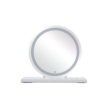 Spiegel mit LED - Ringlicht stufenlos dimmierbar & schwarzer Metallrahmen – Glamory 125 | Kayoom - Esszett Luxury | Stilvolles Wohnen mit Charakter