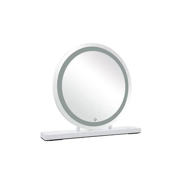 Spiegel mit LED - Ringlicht stufenlos dimmierbar & schwarzer Metallrahmen – Glamory 125 | Kayoom - Esszett Luxury | Stilvolles Wohnen mit Charakter