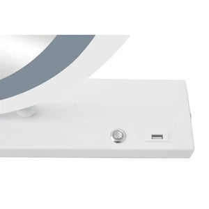 Spiegel mit LED - Ringlicht stufenlos dimmierbar & schwarzer Metallrahmen – Glamory 125 | Kayoom - Esszett Luxury | Stilvolles Wohnen mit Charakter