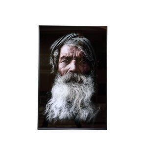 Glas - Wandbild - Indian Man von PTMD - Esszett Luxury | Stilvolles Wohnen mit Charakter