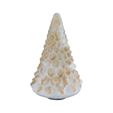 Glasbaum Statue - Ozain creme M von PTMD - Esszett Luxury | Stilvolles Wohnen mit Charakter