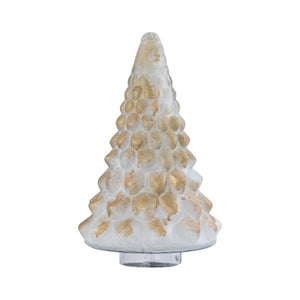 Glasbaum Statue - Ozain creme M von PTMD - Esszett Luxury | Stilvolles Wohnen mit Charakter