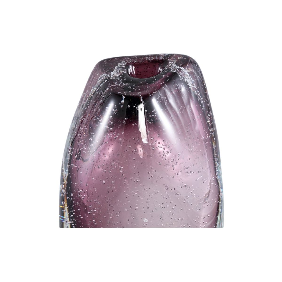 Glasvase - Bryce Purple 13.5 x 12.5 x 27.0 cm von PTMD - Esszett Luxury | Stilvolles Wohnen mit Charakter