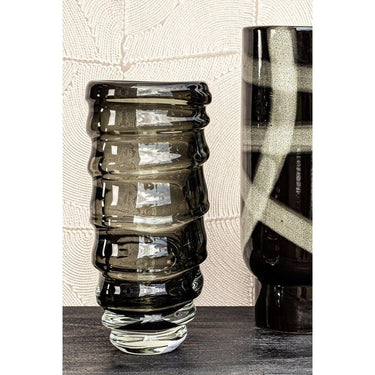 Glasvase - Diana Green 12.5 x 12.5 x 29.5 cm von PTMD - Esszett Luxury | Stilvolles Wohnen mit Charakter