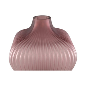 Glasvase - Halde 19.0 x 19.0 x 37.0 cm Lila von PTMD - Esszett Luxury | Stilvolles Wohnen mit Charakter