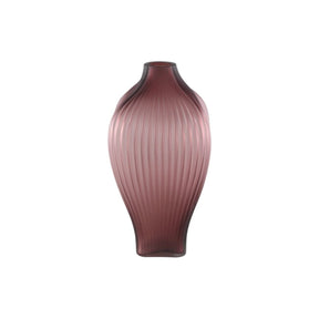 Glasvase - Halde 19.0 x 19.0 x 37.0 cm Lila von PTMD - Esszett Luxury | Stilvolles Wohnen mit Charakter