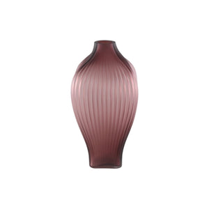 Glasvase - Halde 19.0 x 19.0 x 37.0 cm Lila von PTMD - Esszett Luxury | Stilvolles Wohnen mit Charakter
