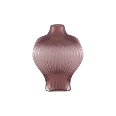 Glasvase - Halde 23.0 x 23.0 x 30.5 cm Lila von PTMD - Esszett Luxury | Stilvolles Wohnen mit Charakter