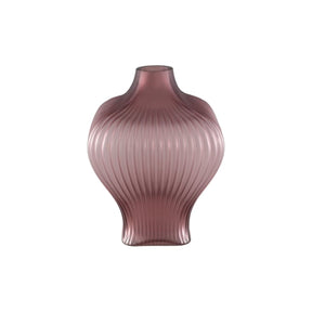 Glasvase - Halde 23.0 x 23.0 x 30.5 cm Lila von PTMD - Esszett Luxury | Stilvolles Wohnen mit Charakter