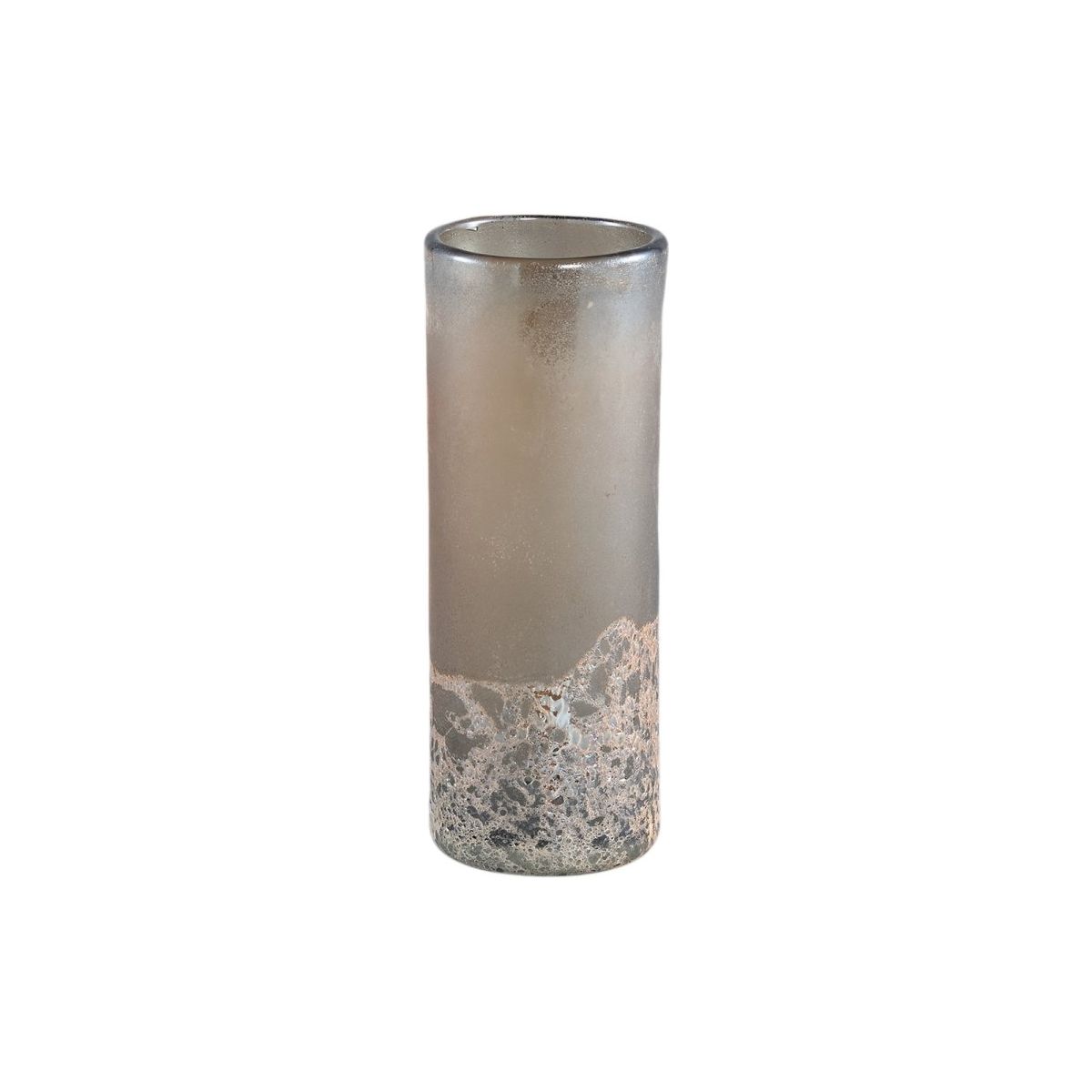 Glasvase - Loek Grey M (Ø11 x 30 cm) von PTMD - Esszett Luxury | Stilvolles Wohnen mit Charakter