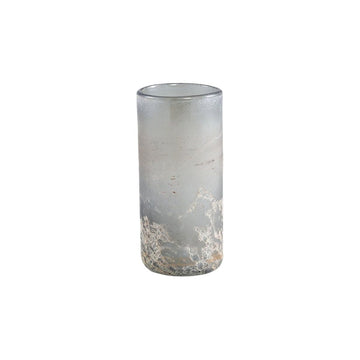 Glasvase - Loek Grey S (Ø11 x 25 cm) von PTMD - Esszett Luxury | Stilvolles Wohnen mit Charakter