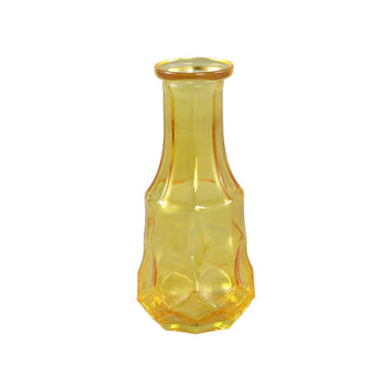 Glasvase - Losana 7.0 x 7.0 x 15.0 cm Gelb von PTMD - Esszett Luxury | Stilvolles Wohnen mit Charakter