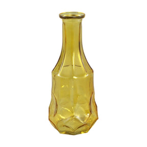 Glasvase - Losana 9.0 x 9.0 x 21.0 cm Gelb von PTMD - Esszett Luxury | Stilvolles Wohnen mit Charakter