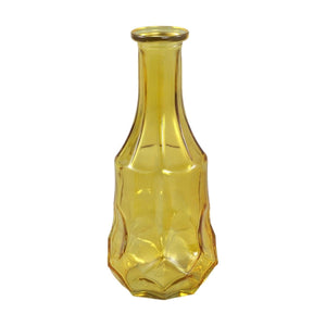 Glasvase - Losana 9.0 x 9.0 x 21.0 cm Gelb von PTMD - Esszett Luxury | Stilvolles Wohnen mit Charakter