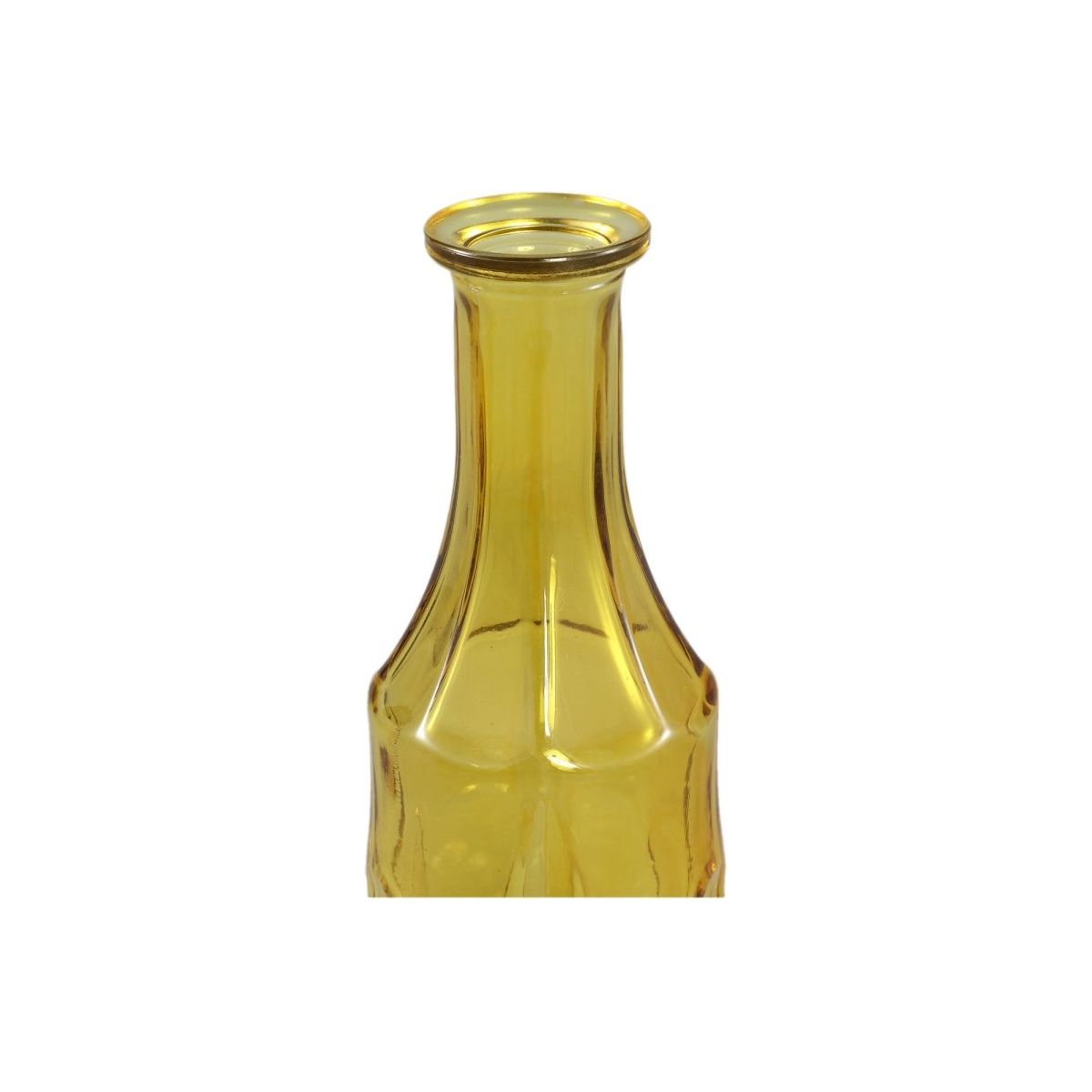 Glasvase - Losana 9.0 x 9.0 x 21.0 cm Gelb von PTMD - Esszett Luxury | Stilvolles Wohnen mit Charakter