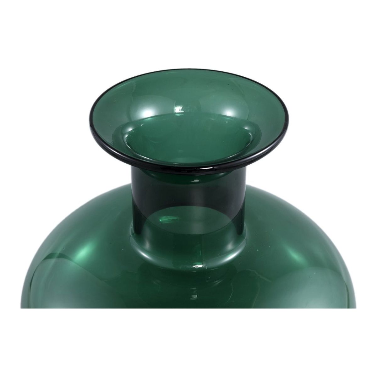 Glasvase - Nory Green 31.5 x 31.5 x 35.0 cm von PTMD - Esszett Luxury | Stilvolles Wohnen mit Charakter