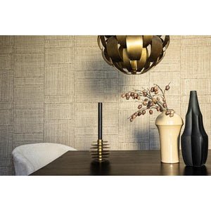 Glasvase - Robbin Grey glass vase angualr winged L (Ø 13.5 x 47.5 cm) von PTMD - Esszett Luxury | Stilvolles Wohnen mit Charakter