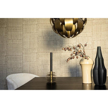 Glasvase - Robbin Grey glass vase angualr winged L (Ø 13.5 x 47.5 cm) von PTMD - Esszett Luxury | Stilvolles Wohnen mit Charakter