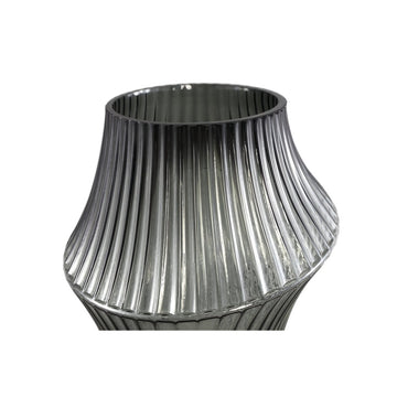Glasvase - Yulaa Grey 23.5 x 23.5 x 30.0 cm von PTMD - Esszett Luxury | Stilvolles Wohnen mit Charakter