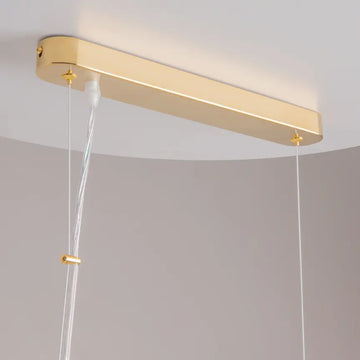 Pendelleuchte – Goldmetall, Kristallschirm, 6-flammig - Dune | Maytoni