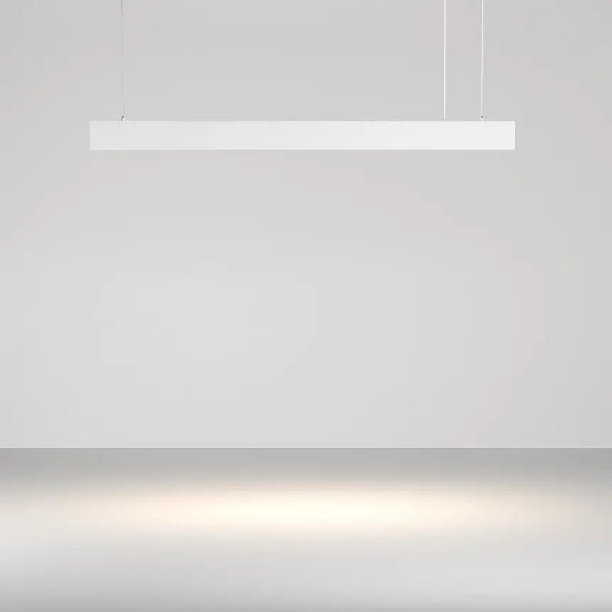 Pendelleuchte – Weißes Aluminium, Einstellbares Weißlicht, 158 cm Höhe - Basis | Maytoni