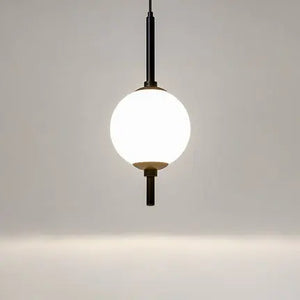 Pendant Light Black Metal Frame with White Glass Shade – The Sixth Sense Z020PL-L6B3K | Maytoni