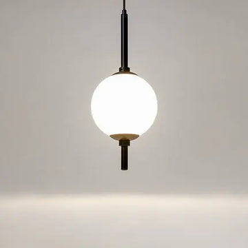 Pendant Light Black Metal Frame with White Glass Shade – The Sixth Sense Z020PL-L6B3K | Maytoni
