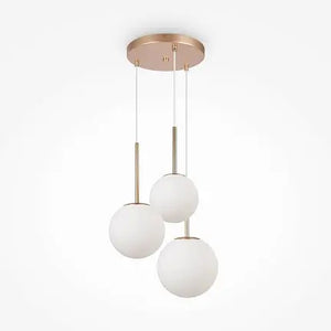 Pendant Lamp Modern Black Metal Matt White Glass LED 40W – Basic Form | Maytoni