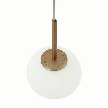 Pendelleuchte Modern Goldfarbenes Metall Mattweißes Glas LED 40 W – Basic Form | Maytoni - Esszett Luxury | Stilvolles Wohnen mit Charakter