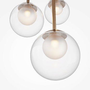 Pendelleuchte Goldfarbenes Metall Mattglas Cluster - Design – Basic Form | Maytoni - Esszett Luxury | Stilvolles Wohnen mit Charakter