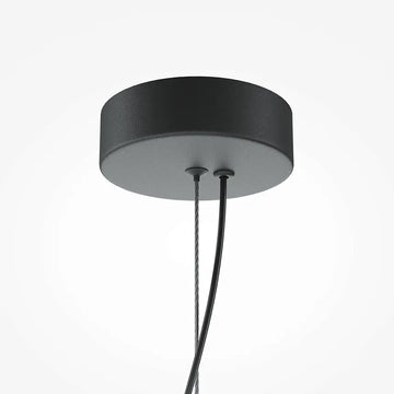Pendelleuchte – Schwarzes Aluminium, Bernsteinglas, 20 W LED, Länge 93 cm - Flat | Maytoni