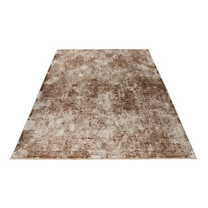 Peach Short Pile Polyester Rug – Amora 263 | Kayoom