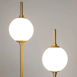 Floor lamp made of metal & glass spheres with fixture – The Sixth Sense | Maytoni