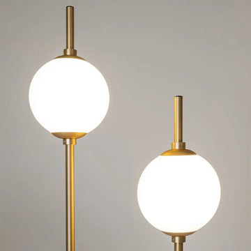 Floor lamp made of metal & glass spheres with fixture – The Sixth Sense | Maytoni