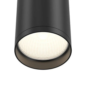 Deckenleuchte – Schwarzes Aluminium, 1 × GU10, 10 W Leistung, Höhe 10 cm - Focus S | Maytoni