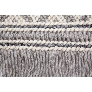 Teppich – Handgewebte Struktur, Neuseelandwolle, Fransen Design, 80 x 150 cm - Natura 410 | Kayoom