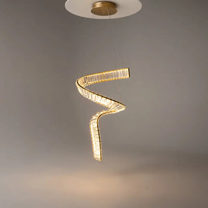 Pendelleuchte – Messingfarbenes Metall, 48 W Leistung, Warmweiß, Ø45 cm - Krone | Maytoni