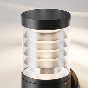 Wandleuchte aus grafitfarbenem Metallzylinder mit LED – Spir | Maytoni - Esszett Luxury | Stilvolles Wohnen mit Charakter