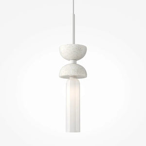 Pendant Lamp White Metal White Glass Spheres & Modern Design – Kyoto | Maytoni