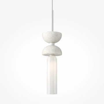 Pendant Lamp White Metal White Glass Spheres & Modern Design – Kyoto | Maytoni