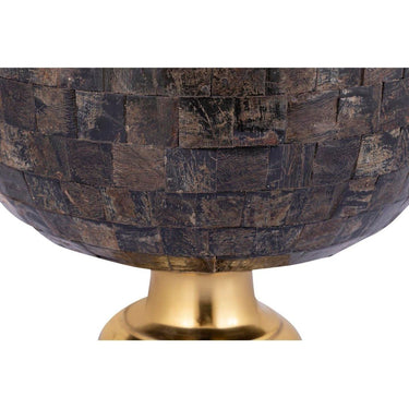 hohe Schale - Loder Gold Horn shiny handbesetzt mit Büffelhorn von PTMD - Esszett Luxury | Stilvolles Wohnen mit Charakter