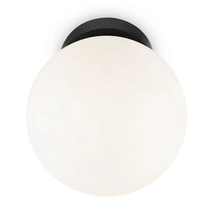 Wall Light Black Metal & Frosted White Glass Minimalist Design – MOD321WL‑01B | Maytoni