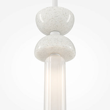 Pendant Lamp White Metal White Glass Spheres & Modern Design – Kyoto | Maytoni