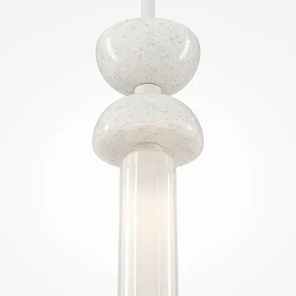 Pendant Lamp White Metal White Glass Spheres & Modern Design – Kyoto | Maytoni