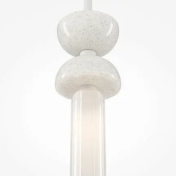 Pendant Lamp White Metal White Glass Spheres & Modern Design – Kyoto | Maytoni