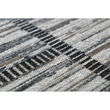 Teppich – Jacquard Gewebe, Blockmuster Design, Melierte Struktur, 80 x 150 cm - Phoenix 310 | Kayoom