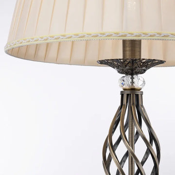 Floor lamp metal frame & bronze fittings & adjustable lampshade – Grace | Maytoni