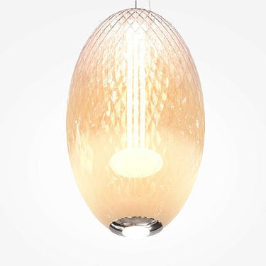 Pendelleuchte Chrom‑Metallfuß Glaskörper mit Farbverlauf & integrierte LED – Serie Bruma | Maytoni - Esszett Luxury | Stilvolles Wohnen mit Charakter