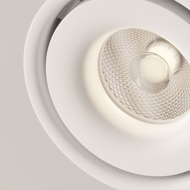 Deckenleuchte aus weißem Aluminium mit integrierter LED und neutralweißem Licht – Yin | Maytoni - Esszett Luxury | Stilvolles Wohnen mit Charakter