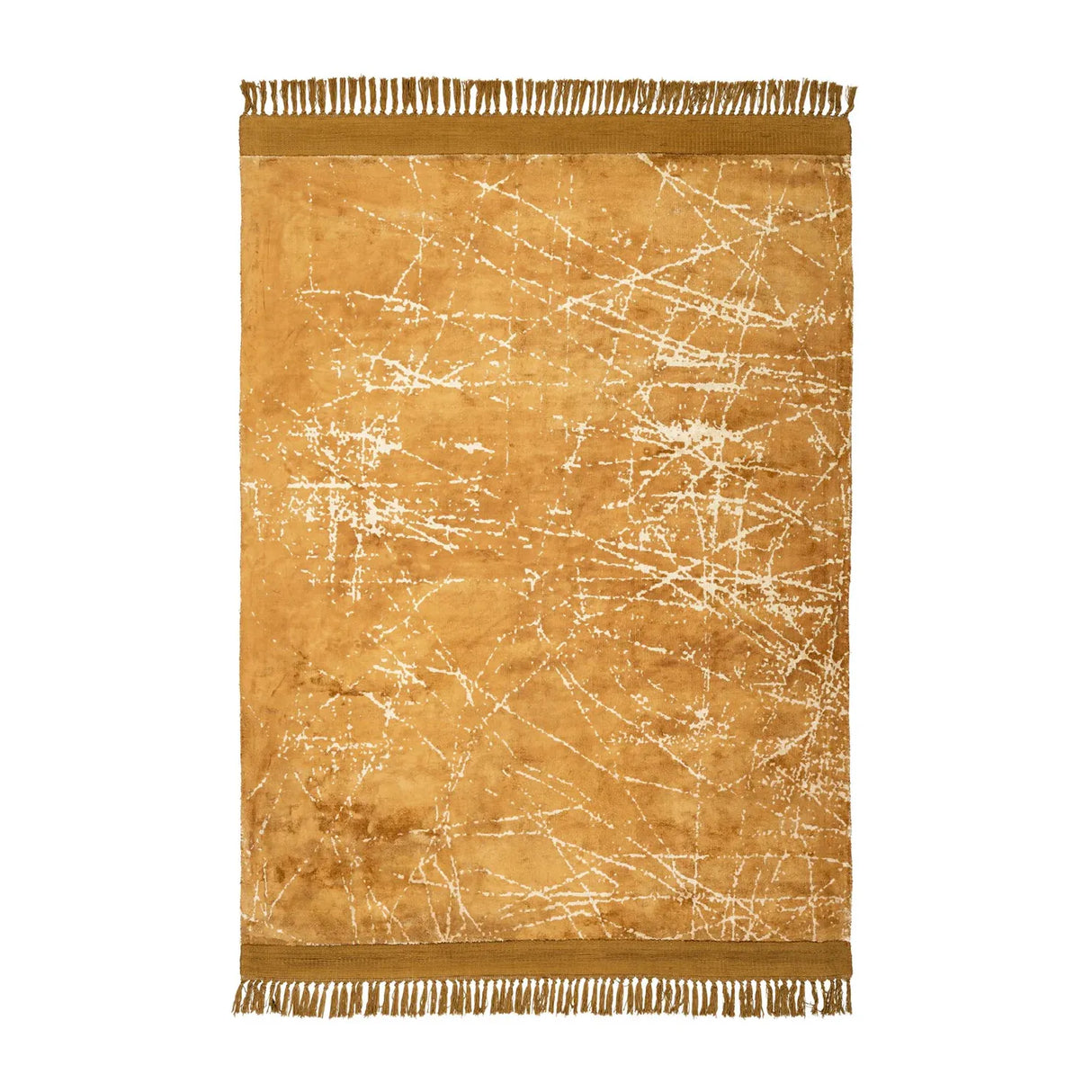 Short Pile Viscose Fringe Rug – Dolce Vita 225 | Kayoom
